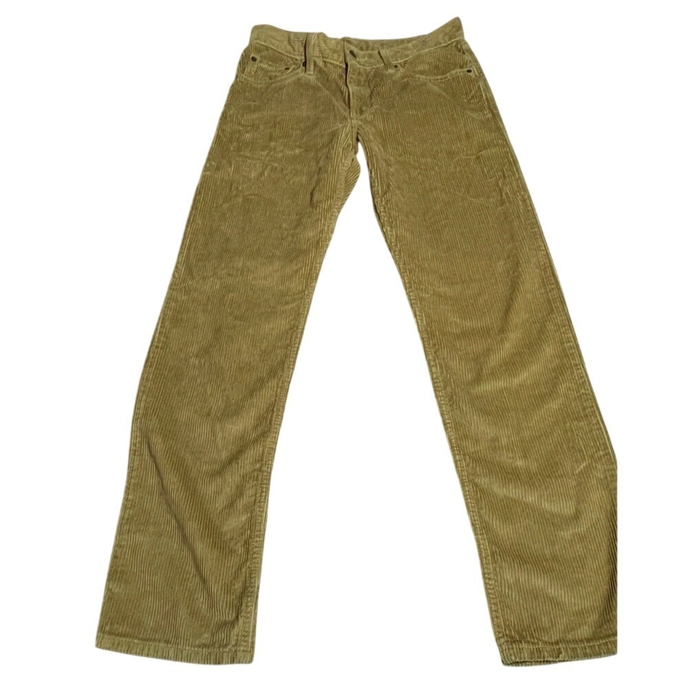 Levi Strauss & Co Tan Corduroy Straight Leg Pants 28x30 Tan NWT‎